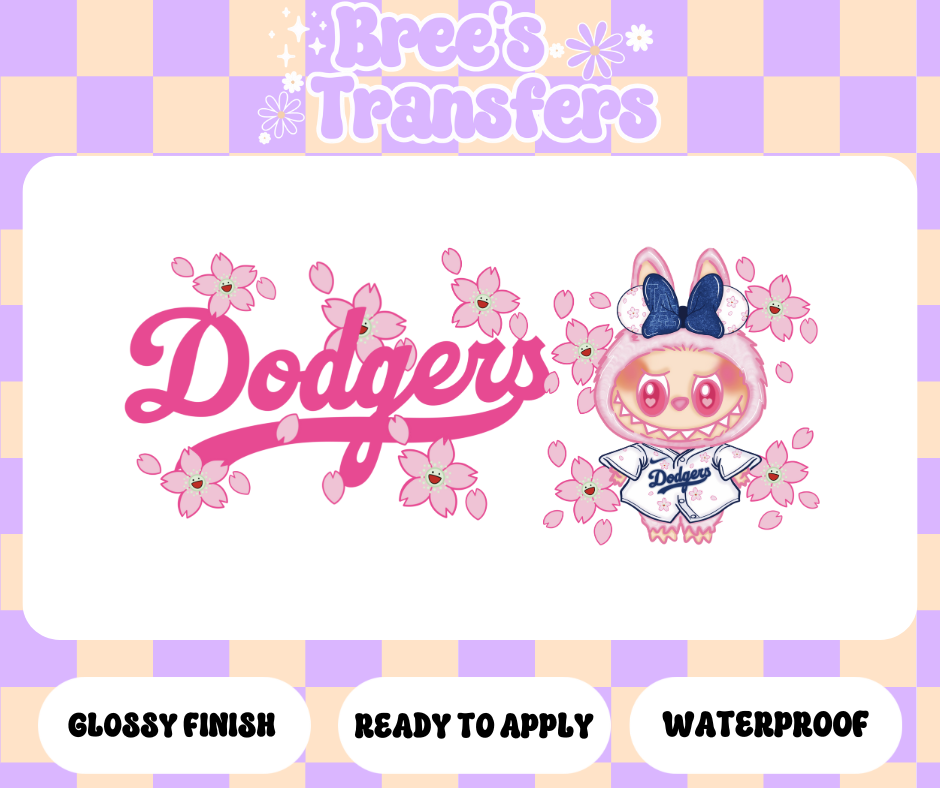 LABUBU DODGER FLOWERS 2