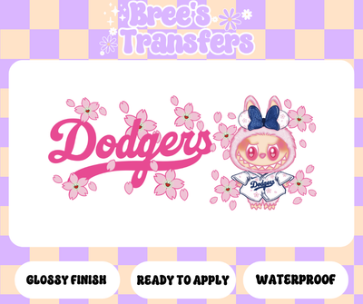 LABUBU DODGER FLOWERS 2