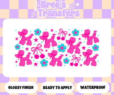 DOG BALLONS PINK