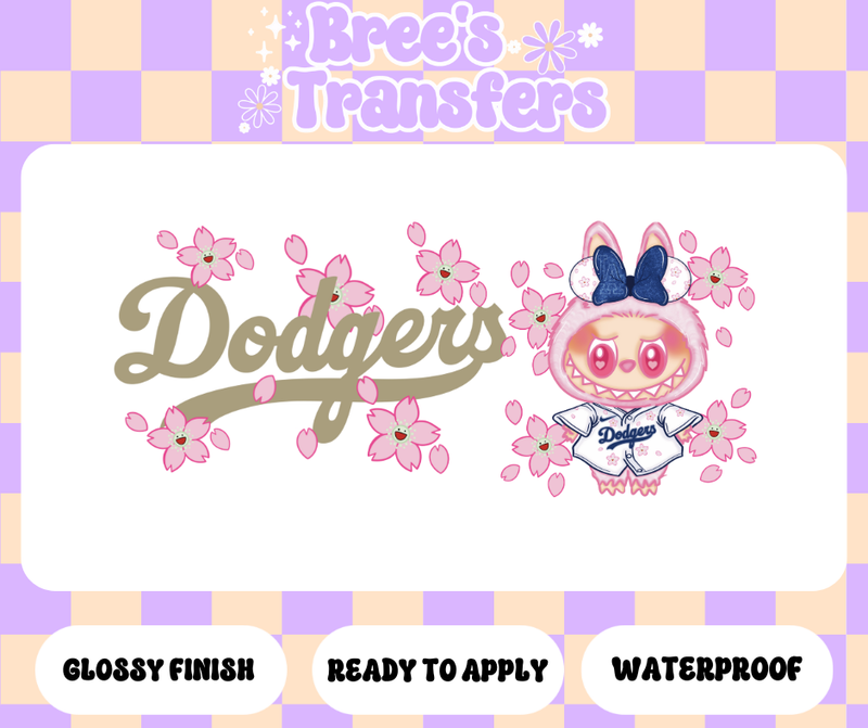 LABUBU DODGER FLOWERS