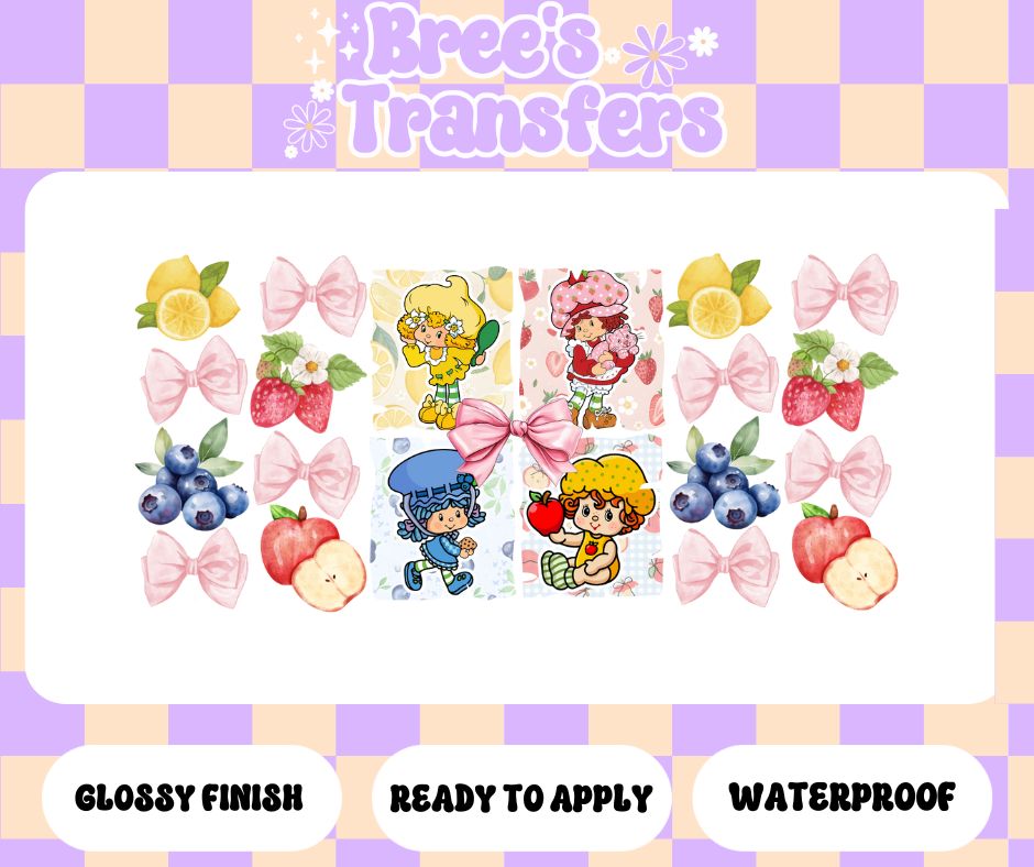 STRAWBERRY FRUIT BOWS