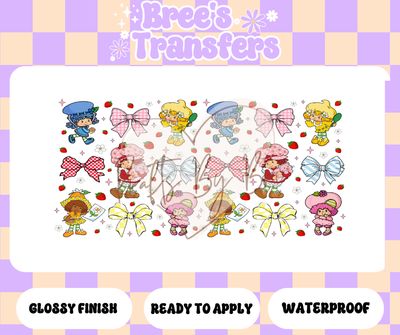 STRAWBERRY CHARACTER BOWS