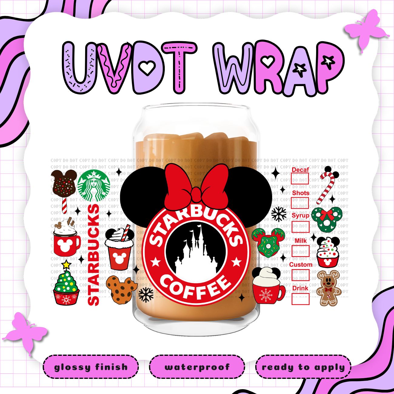 MINNIE STARBUCKS RED