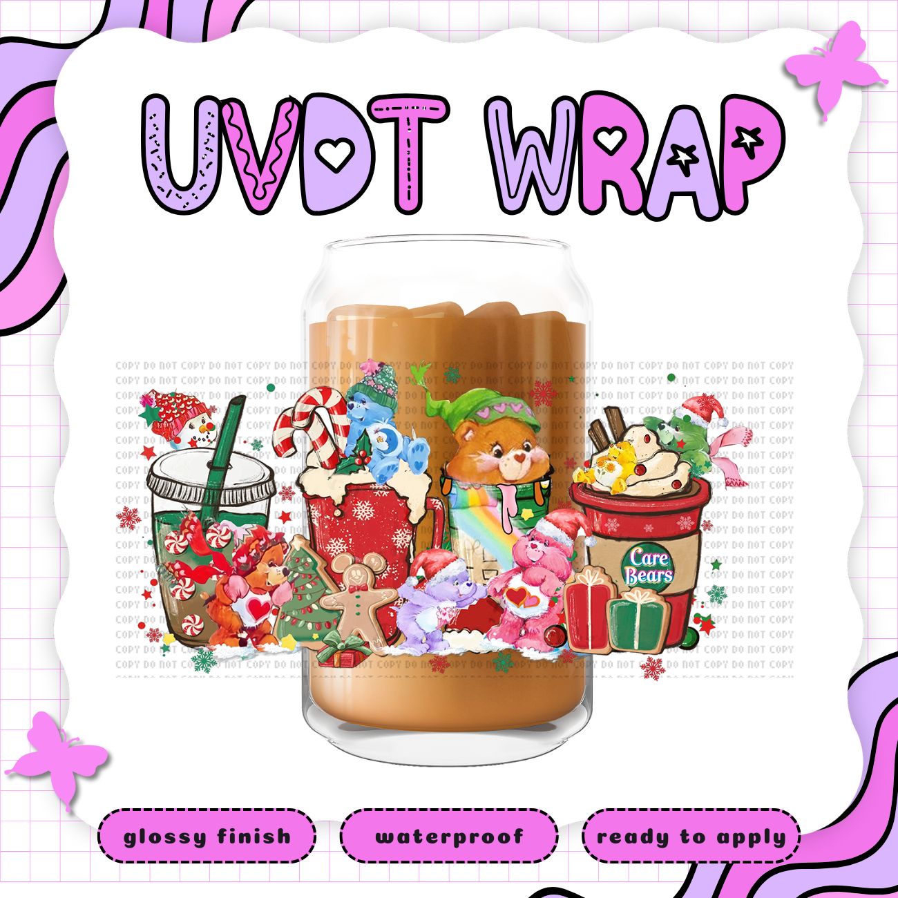 CAREBEAR XMAS CUPS