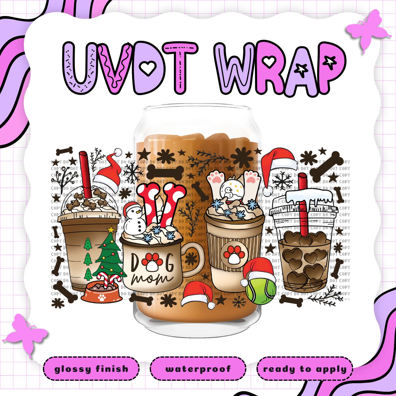 DOG MOM XMAS CUPS