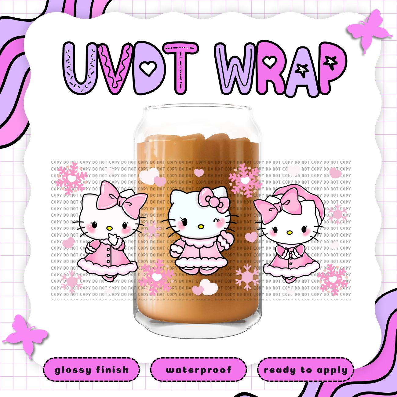 PINK XMAS KITTY