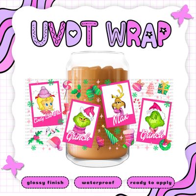 PINK GRINCH CARDS 2