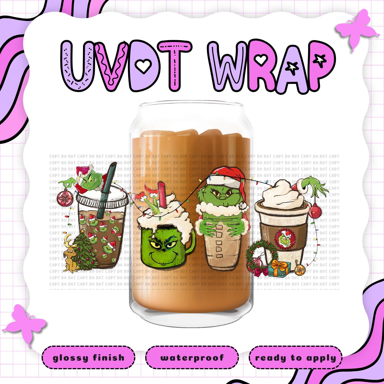 GRINCH XMAS CUPS