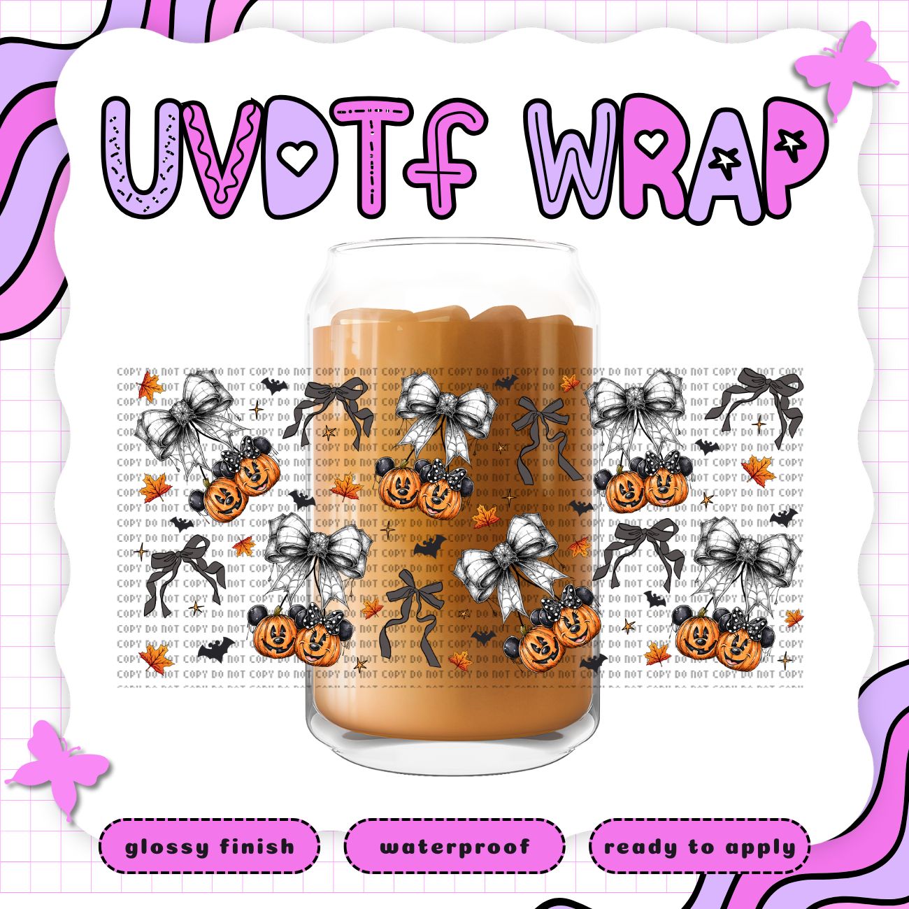 DISNEY PUMPKIN BOWS
