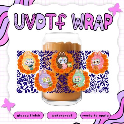 LABUBU DIA DE MUERTOS BLUE