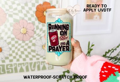 RUNNING ON DR.PEPPER DECAL