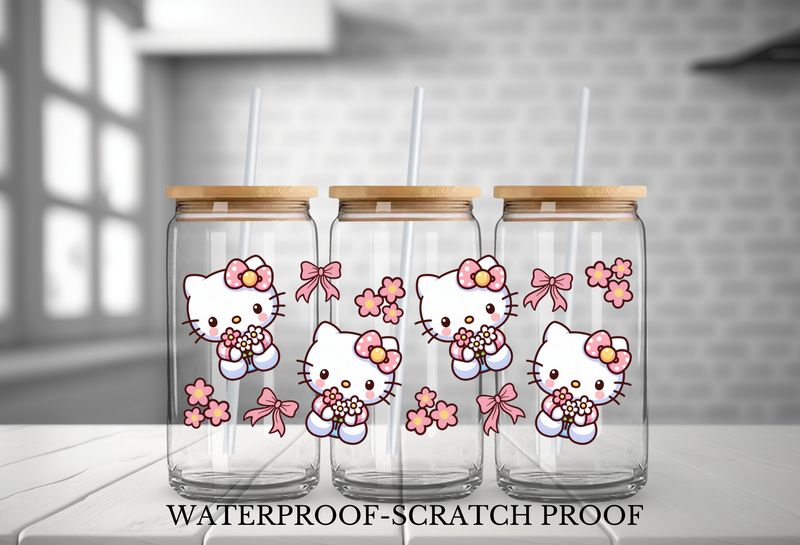 HK PINK BOWS AND ROSES