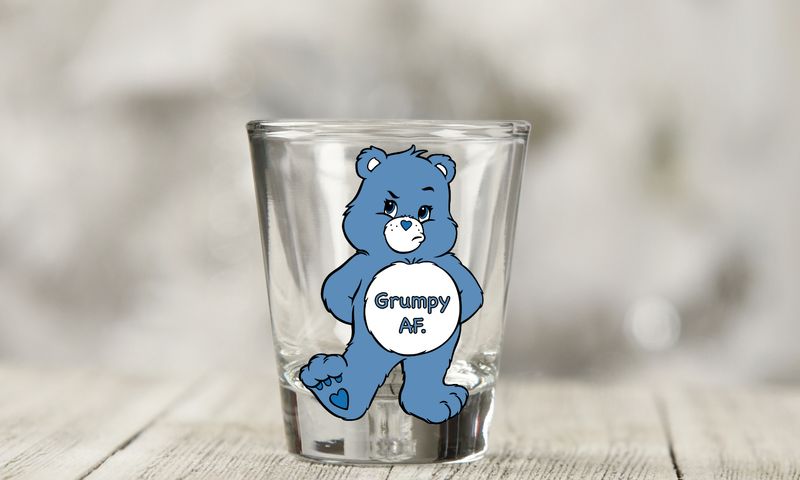 Grumpy Shot Decal