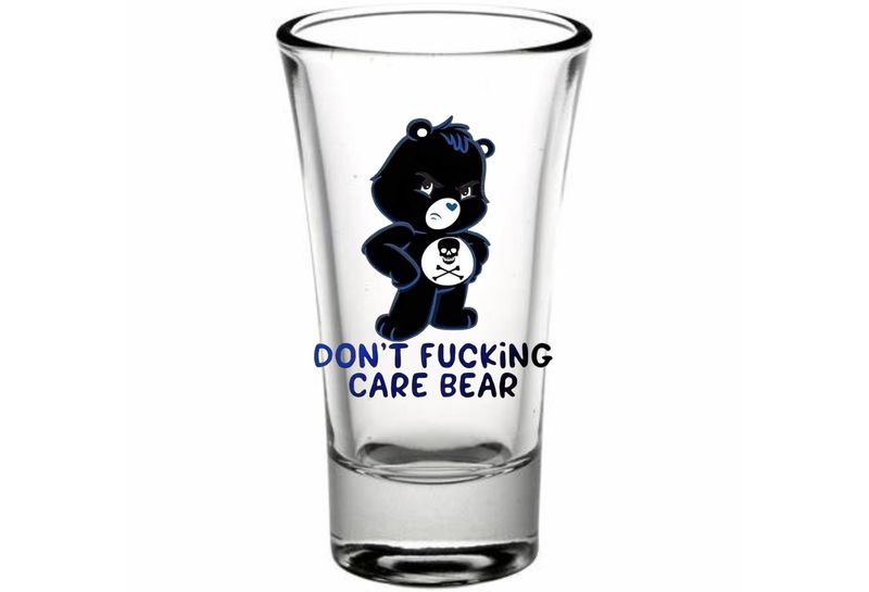 DONT FUCKING CARE BEAR Decal