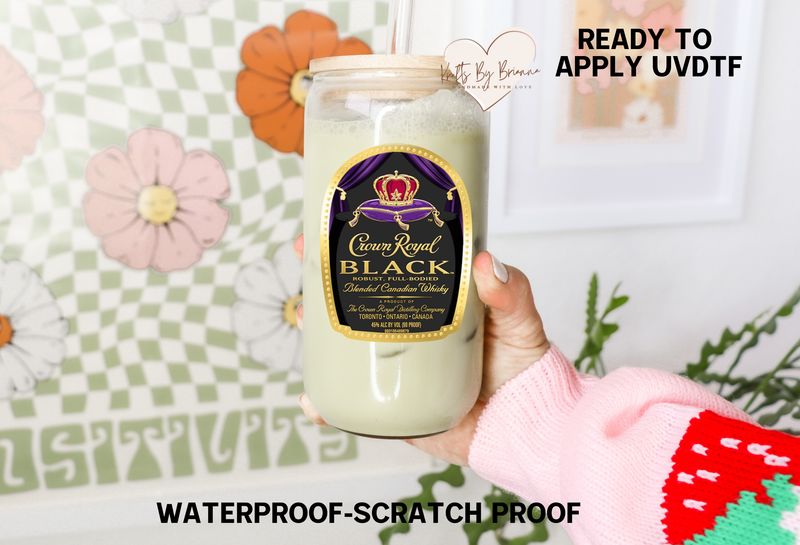 CROWN ROYAL BLACK DECAL