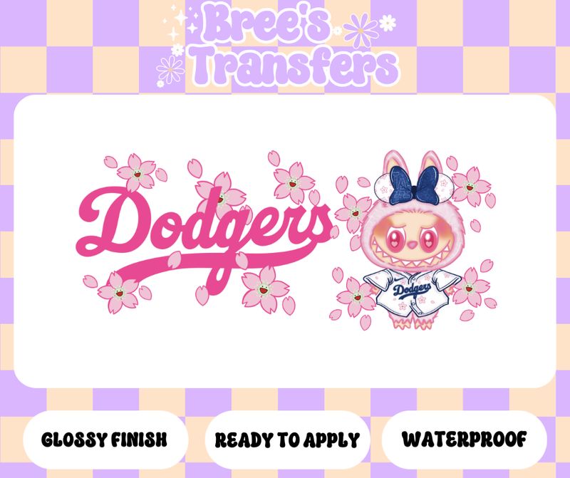 LABUBU DODGER FLOWERS 2