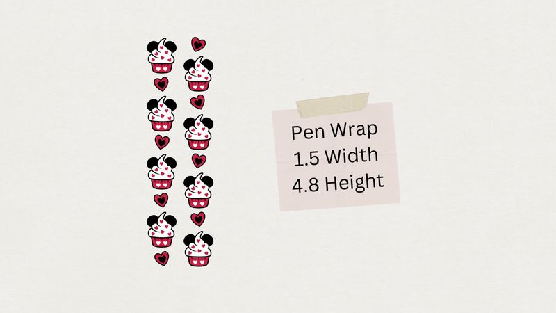 MINNIE CAKES PEN WRAP
