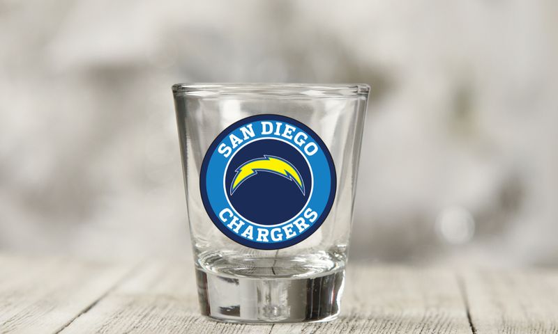 Chargers Shot Decal
