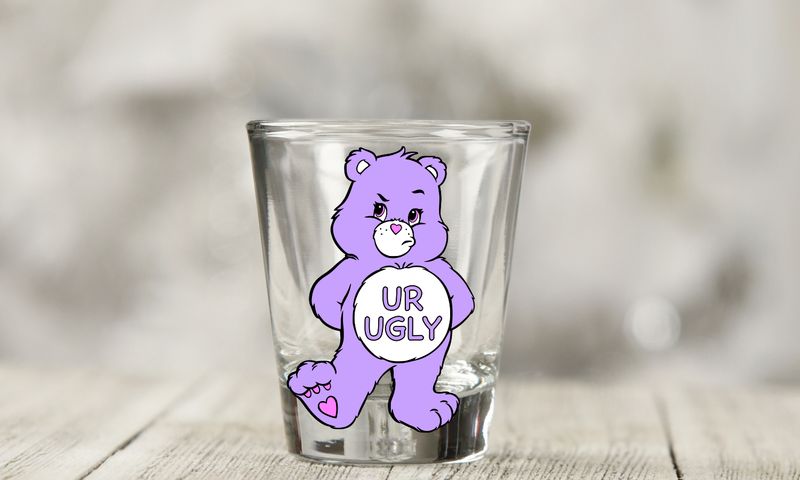 UR UGLY Shot Decal