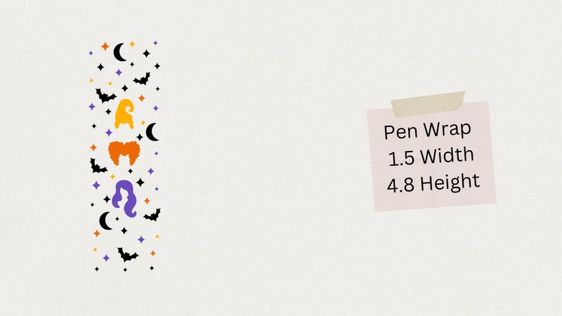 Hocus Pocus Pen Wrap