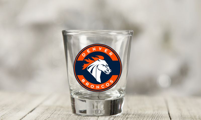 Broncos Shot Decal
