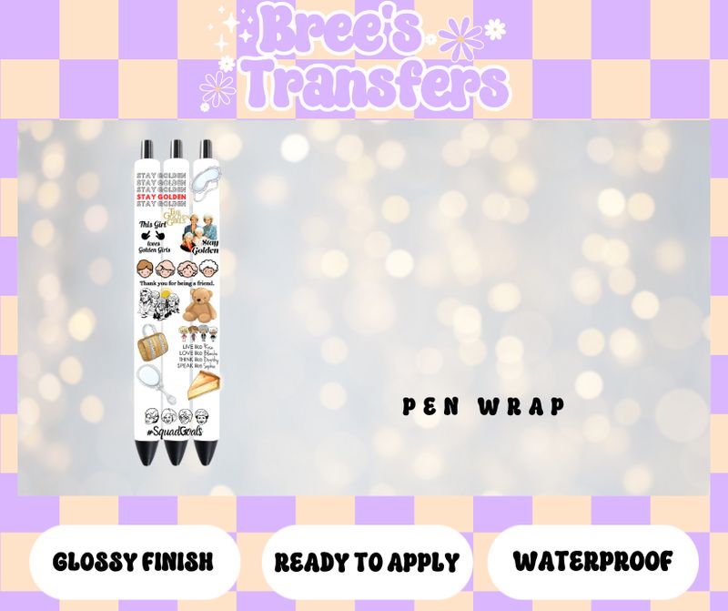 GOLDEN GIRLS PEN WRAP