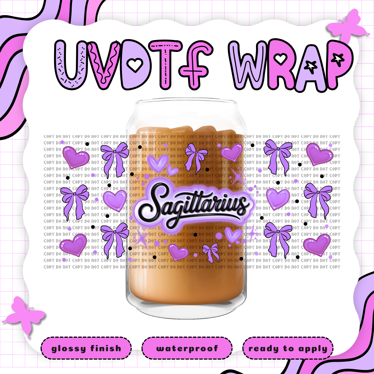 ZODIAC DESIGNS 15- PURPLE
