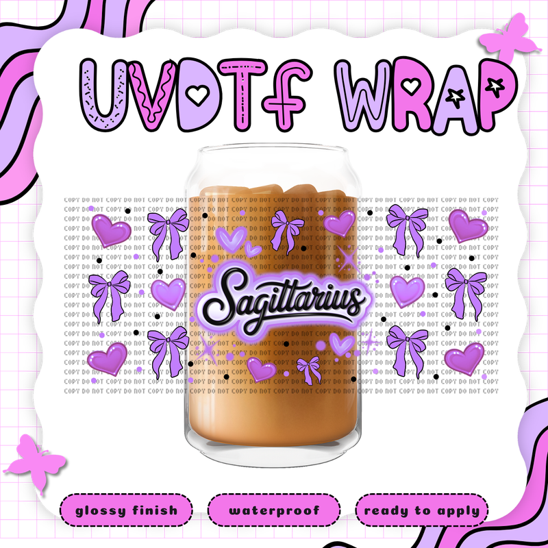 ZODIAC DESIGNS 15- PURPLE