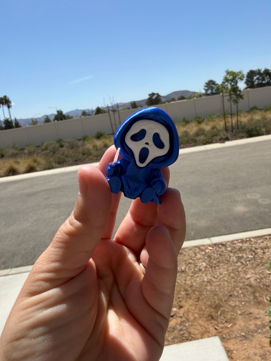 GHOST FACE PEN TOPPER