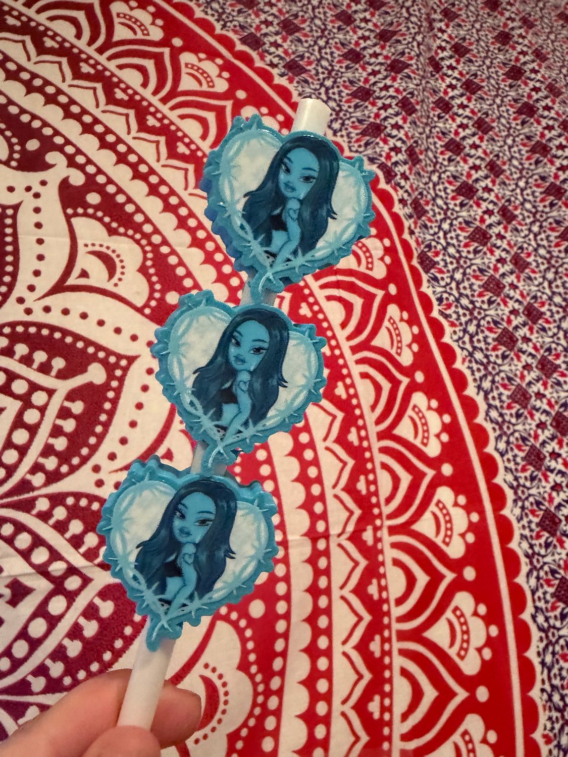 KG BLUE STRAWTOPPER