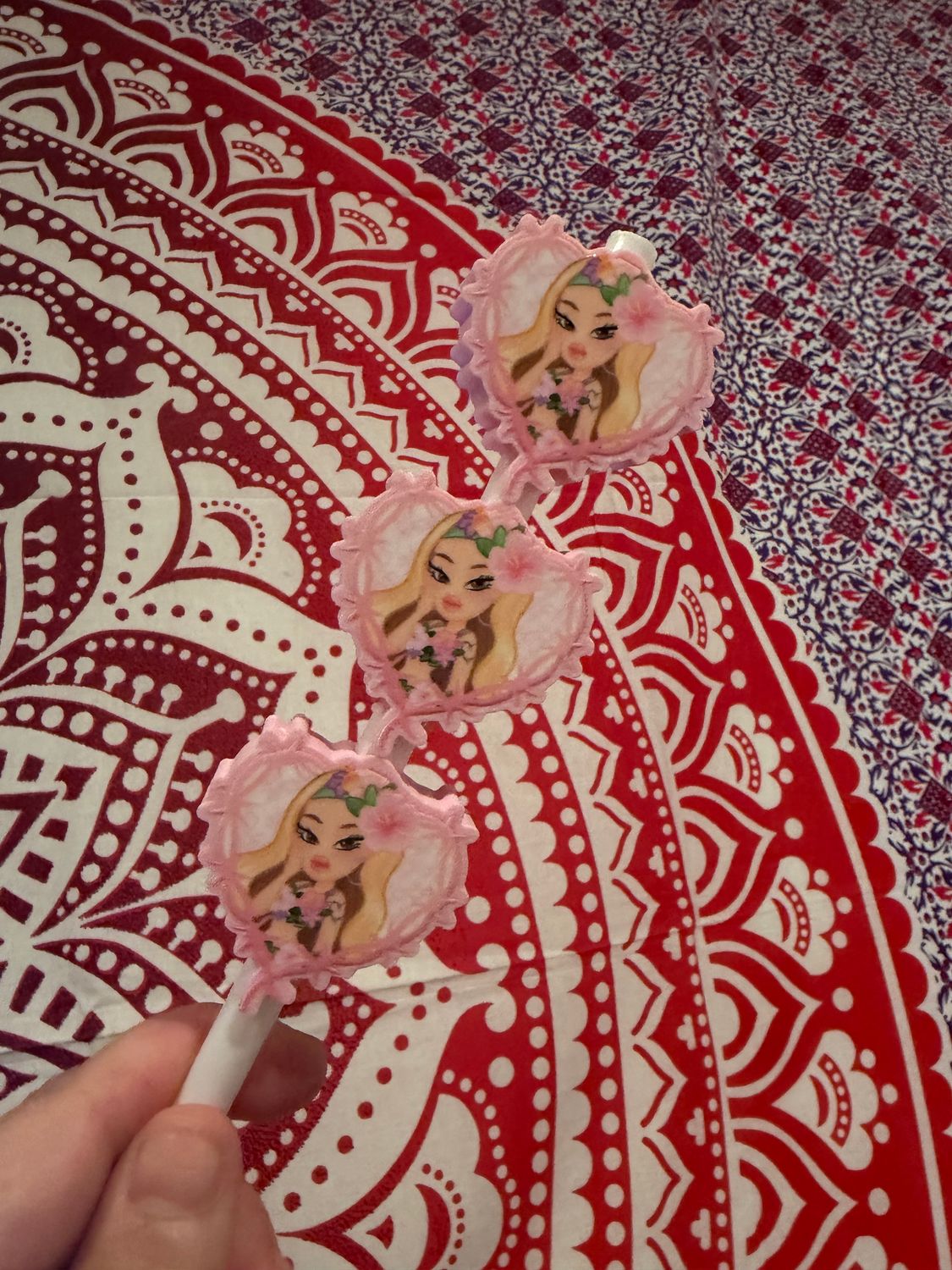 KG PINK STRAWTOPPER
