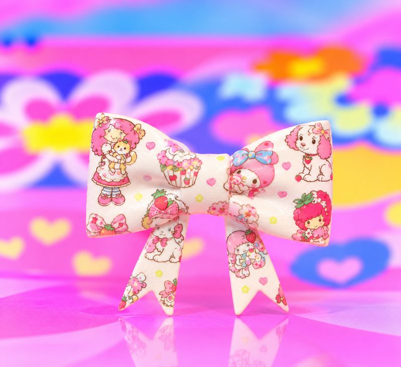 STRAWBERRY DOG BOW