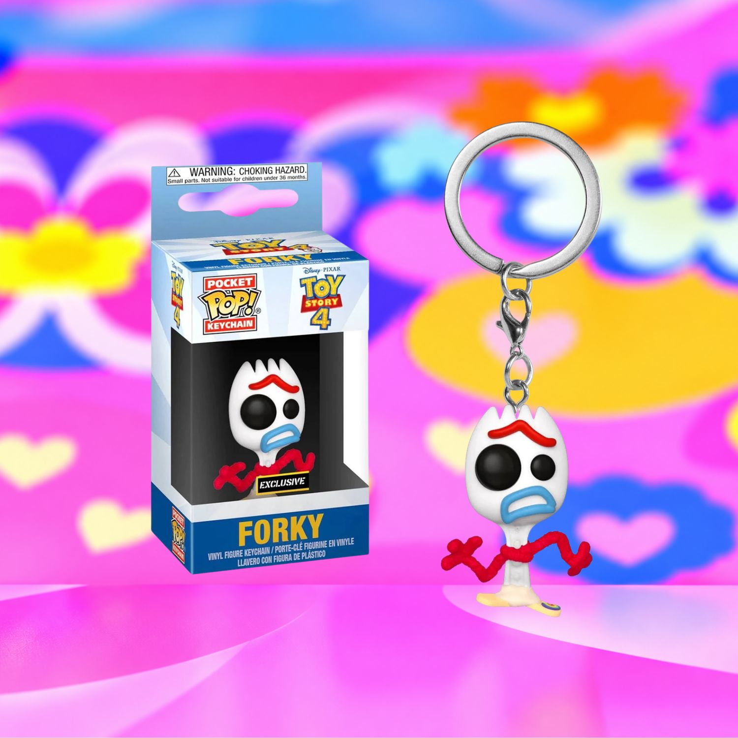 Funko Toy Story Keychain Pocket Pop! Vinyl Forky 4 cm