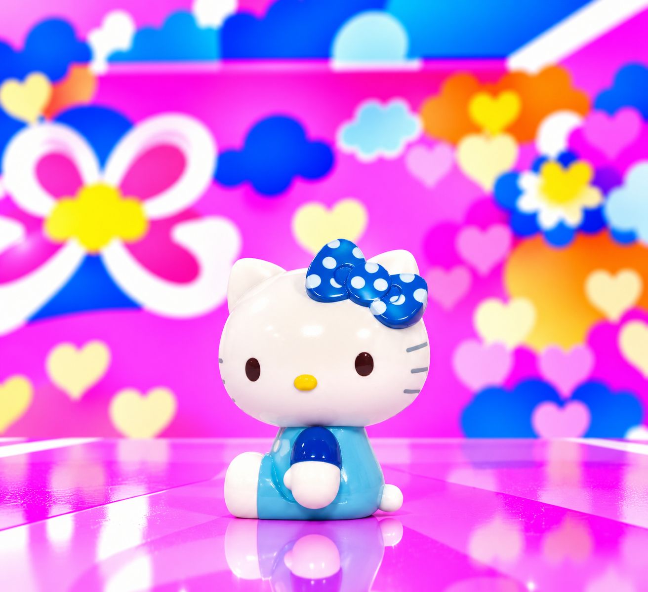 Hk Pocka Dot Blue Character