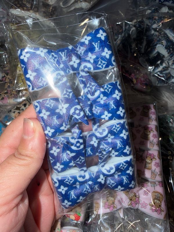 BLUE DESIGNER 4 BOWS