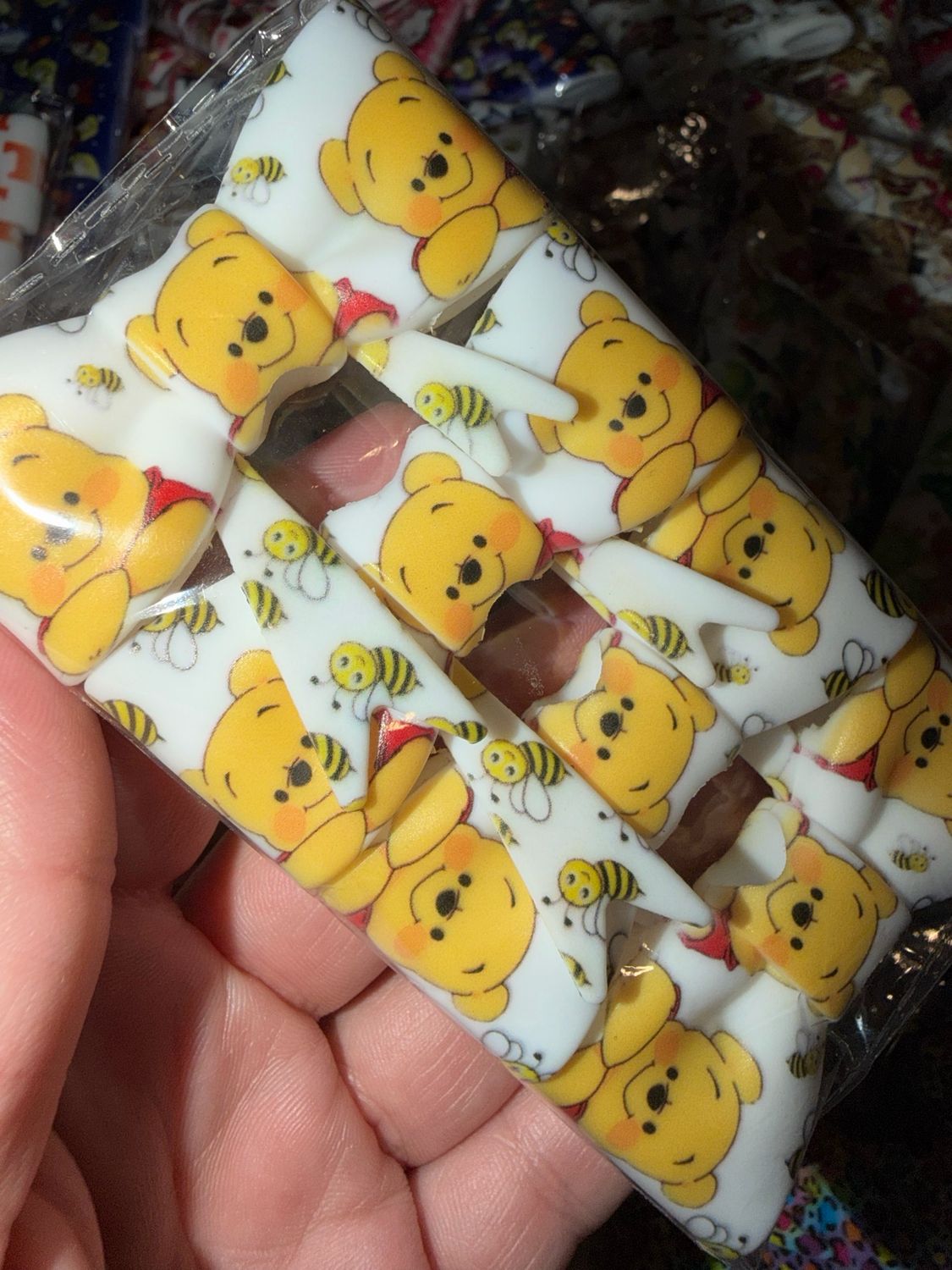 POOH FACE 4 BOWS