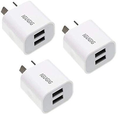 Wall Charger Adapter Charger 2USB Small