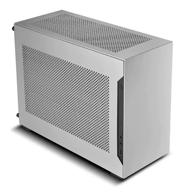Lian Li A4-H2O 11-Liter PCIe 4.0 Small Form Factor Mini-ITX Case - Silver Lian Li A4-H2O 11-Liter PCIe 4.0 Small Form Factor Mini-ITX Case - Silver