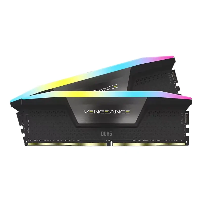 Corsair 32GB (2x16GB) CMH32GX5M2B5600C36K Vengeance RGB C36 5600MHz DDR5 DRAM - Black Corsair 32GB (2x16GB) CMH32GX5M2B5600C36K Vengeance RGB C36 5600MHz DDR5 DRAM - Black