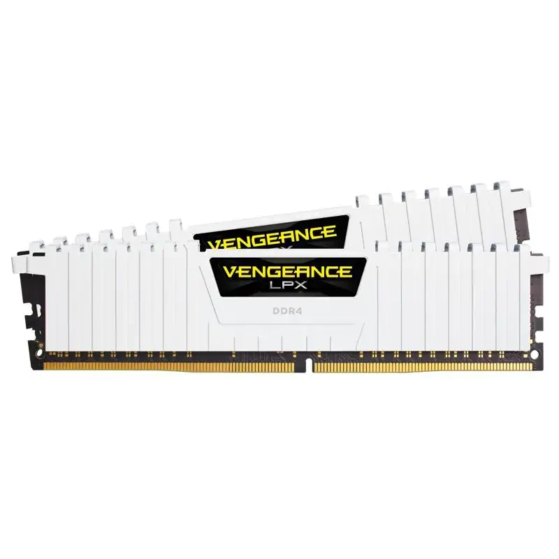 Corsair 16GB (2 x8) CMK16GX4M2B3200C16W DDR4 3200MHz Vengeance LPX DIMM White Corsair 16GB (2 x8) CMK16GX4M2B3200C16W DDR4 3200MHz Vengeance LPX DIMM White