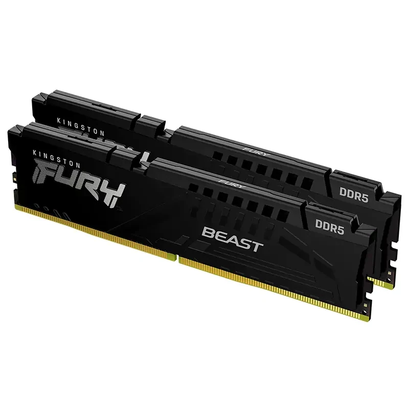 Kingston 32GB (2x16GB) KF556C36BBEK2/32 Fury Beast CL36 5600MHz DDR5 RAM Black Kingston 32GB (2x16GB) KF556C36BBEK2/32 Fury Beast CL36 5600MHz DDR5 RAM Black