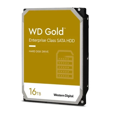 Western Digital 16TB Gold 3.5in SATA 7200RPM Hard Drive (WD161KRYZ)