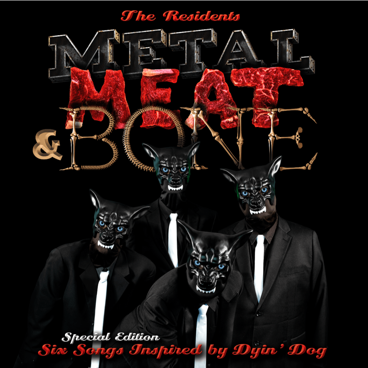 PR-035 - The Residents – Metal, Meat & Bone - black vinyl - LP