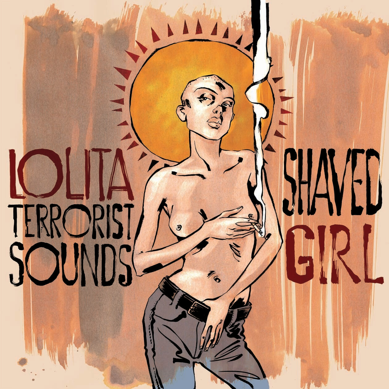 PR-014.5 - Lolita Terrorist Sounds – Shaved Girl -  etched black vinyl - 12"