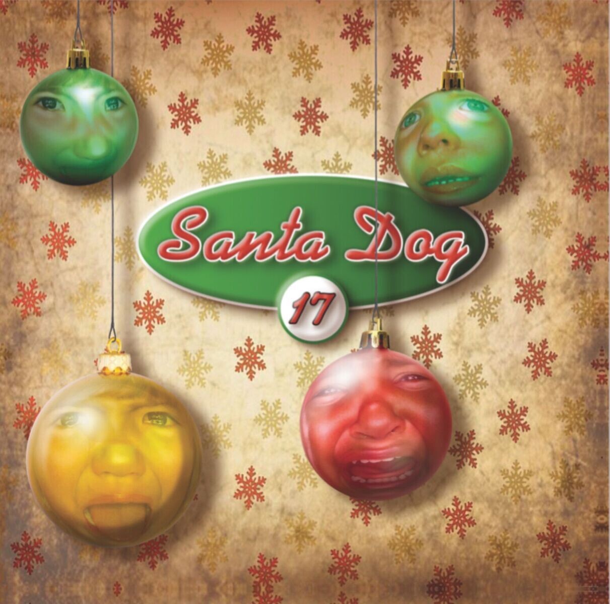 PR-016.2 - The Residents – Santa Dog ’17 -  red vinyl - 7"