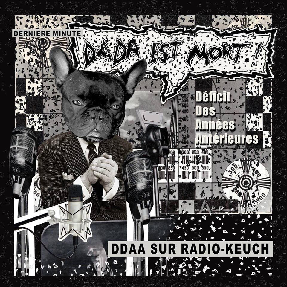 PR-009.1 -  DDAA – Dada est Mort - fluorescent yellow vinyl - double 7"