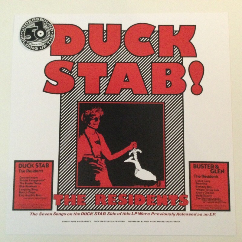 PR-055 - The Residents - Duck Stab/Buster & Glen - COLLECTORS SERIES - 2 x 12" - Etched black vinyl - 180g