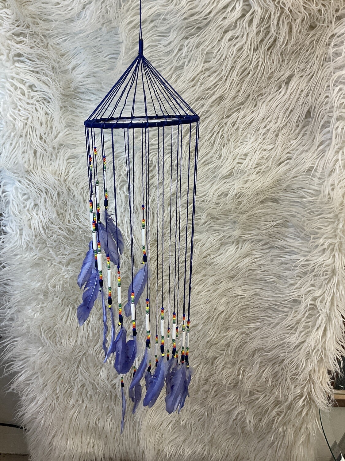 CASCADING DREAM CATCHER 6 1/2” round