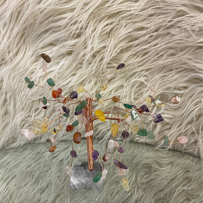 ASSORTED STONE WIRE TREE