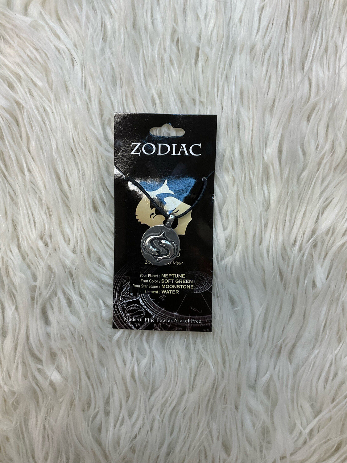 PISCES PEWTER ZODIAC NECKLACE